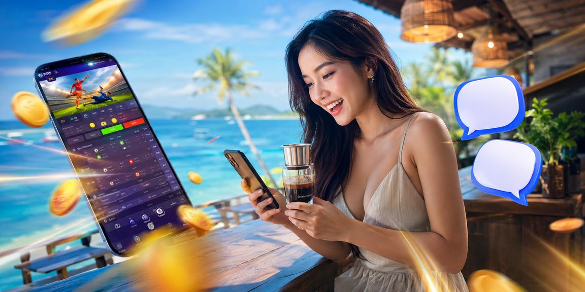 Người dùng nạp tiền qua ứng dụng cá cược thể thao tại Phú Quốc